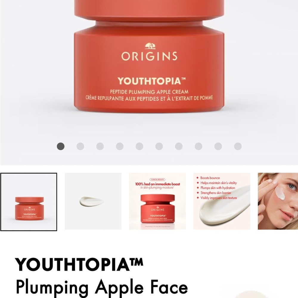 Origins Red Moisturizer Youthtopia Skincare